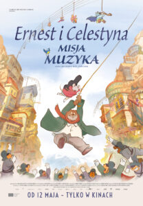 Plakat filmu "Ernest i Celestyna: Misja muzyka"