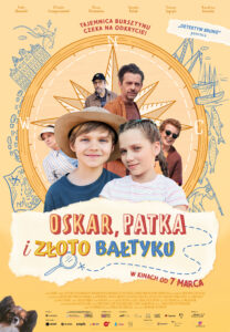 Plakat filmu "Oskar, Patka i Złoto Bałtyku"