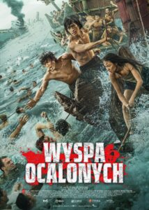 Plakat filmu "Wyspa ocalonych" po zmniejszeniu