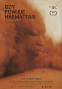 Plakat filmu "Gdy powieje harmattan"